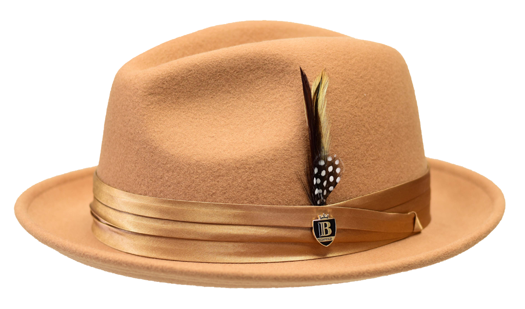 Giovani Collection Hat Bruno Capelo Camel Brown Medium