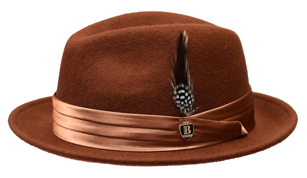 Giovani Collection Hat Bruno Capelo Brandy Brown Small