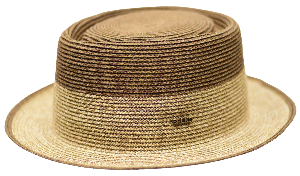 Wall Street Collection Hat Bruno Capelo Dark Brown/Camel Medium