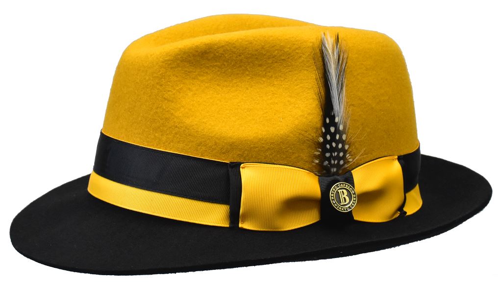 Caeser Collection Hat Bruno Capelo Gold/Black X-Large