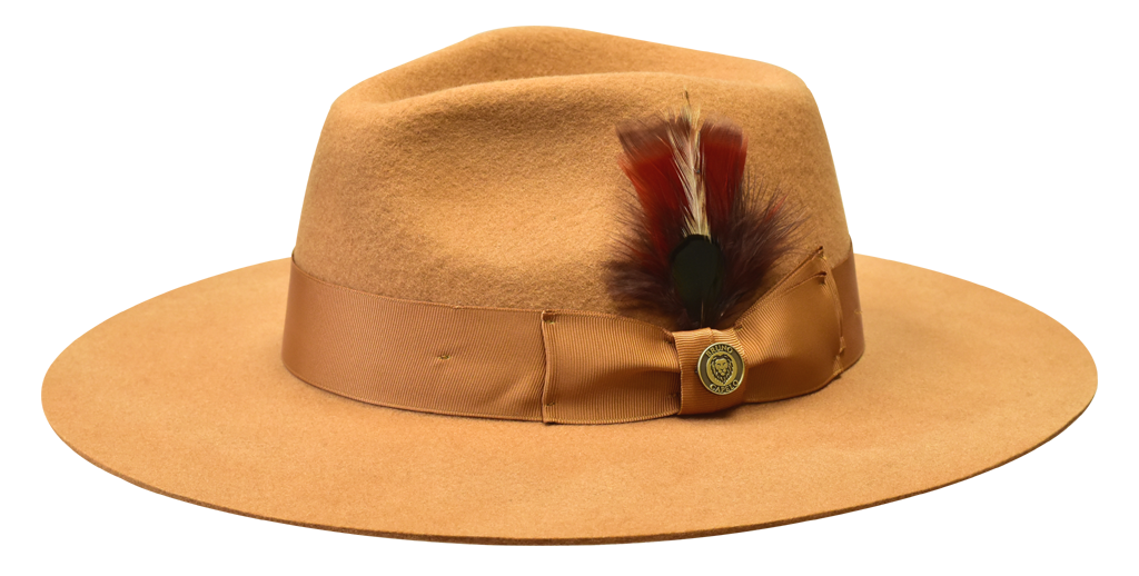 Duke Collection Hat Bruno Capelo Acorn/Camel Medium