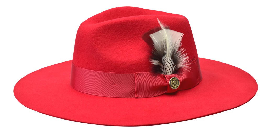 Duke Collection Hat Bruno Capelo Red Medium