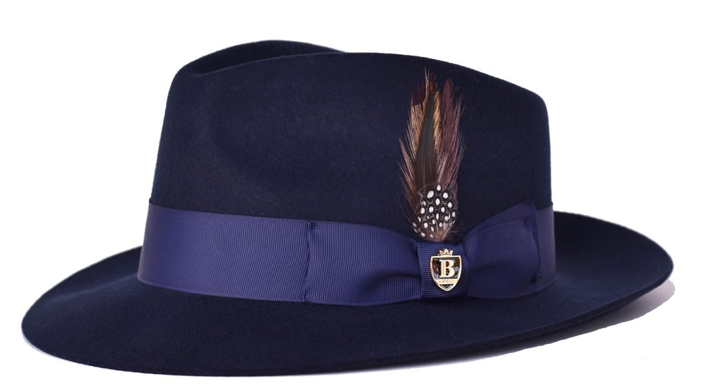 Fabio Collection Hat Bruno Capelo Navy Blue Medium