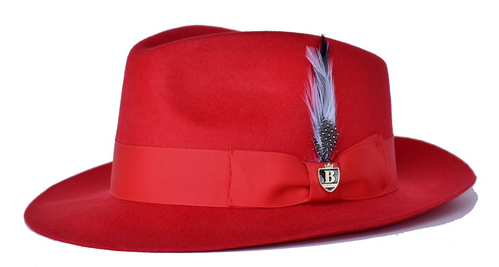 Fabio Collection Hat Bruno Capelo Red Medium