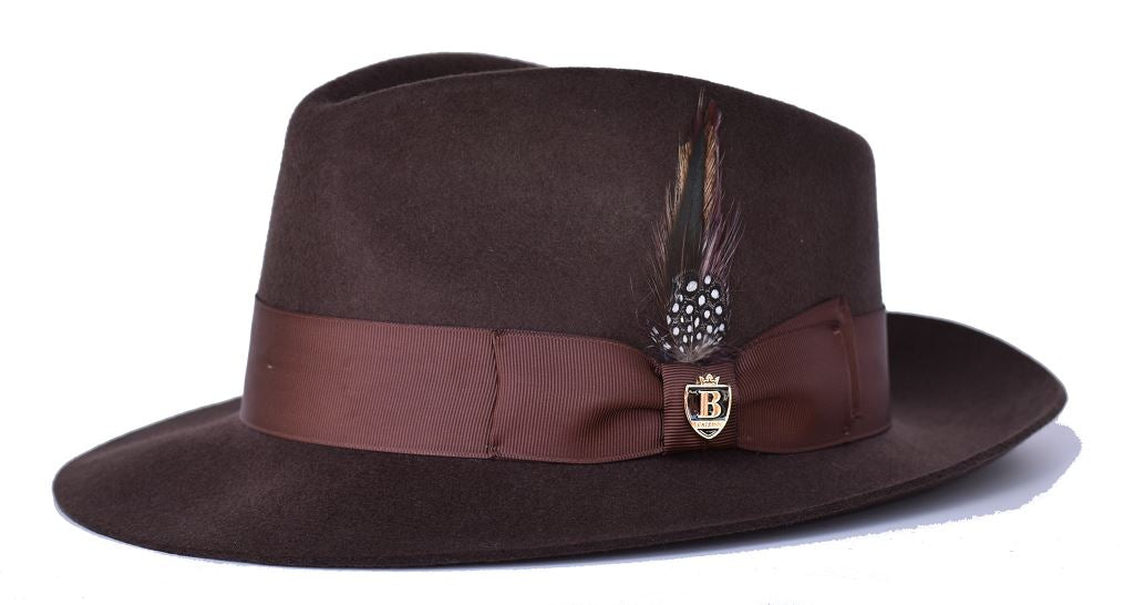 Fabio Collection Hat Bruno Capelo Dark Brown Medium
