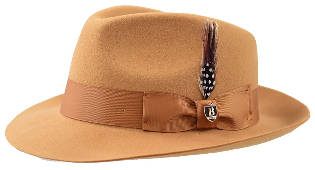 Fabio Collection Hat Bruno Capelo Acorn/Camel Medium