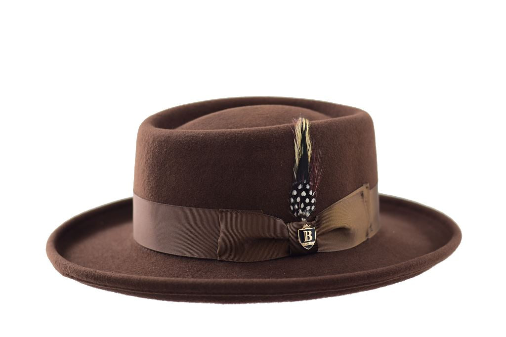 Gambler Collection Hat Bruno Capelo Brown Small
