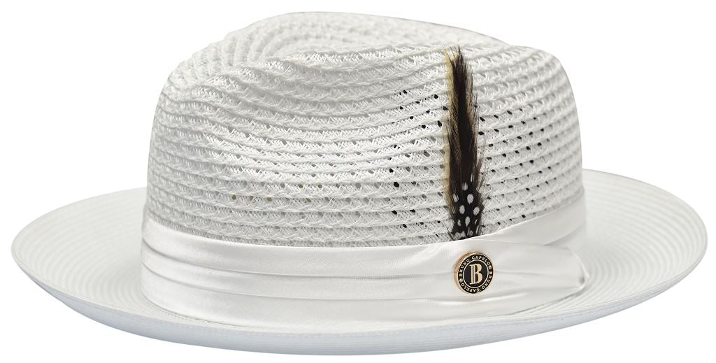 Julian Collection Hat Bruno Capelo White Small