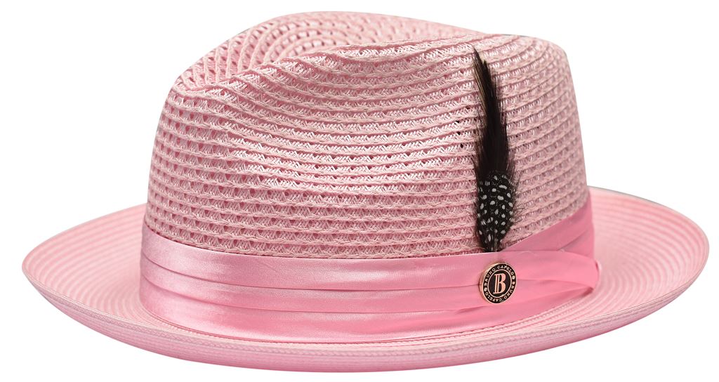 Julian Collection Hat Bruno Capelo Light Pink Small 