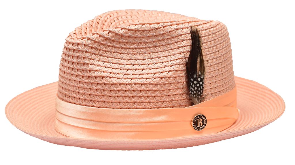 Julian Collection Hat Bruno Capelo Peach Small