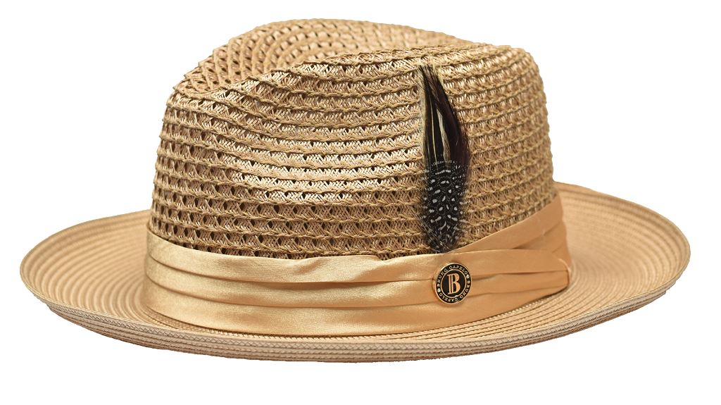 Julian Collection Hat Bruno Capelo Camel Small