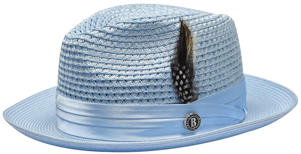 Julian Collection Hat Bruno Capelo Light Blue Medium
