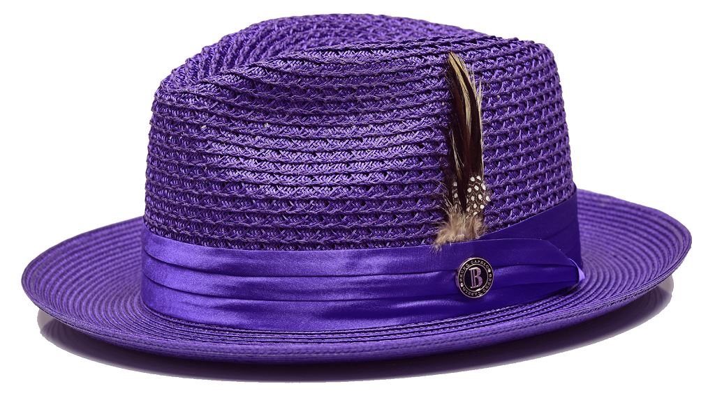 Julian Collection Hat Bruno Capelo Purple Medium
