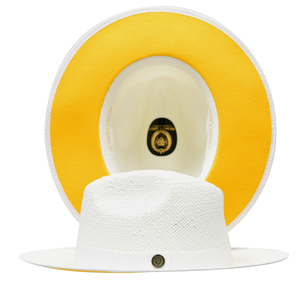 Kingdom Collection Hat Bruno Capelo White/Gold Medium
