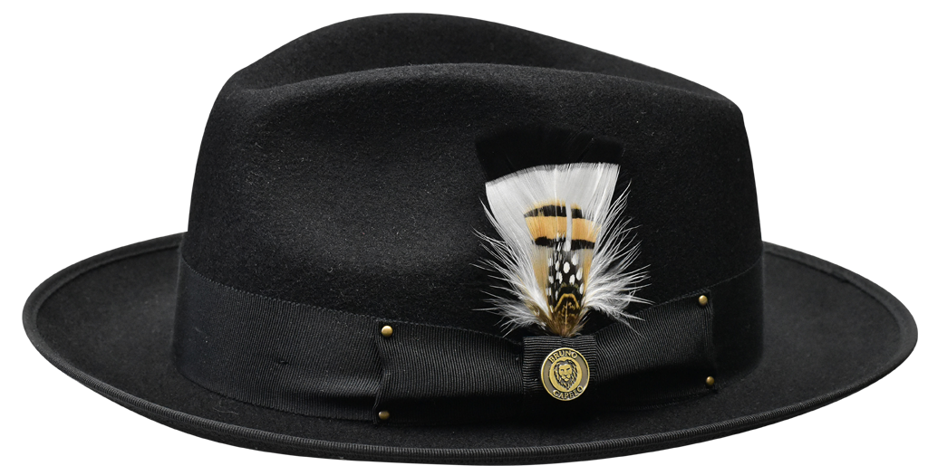 Lorenzo Collection Hat Bruno Capelo Black Small