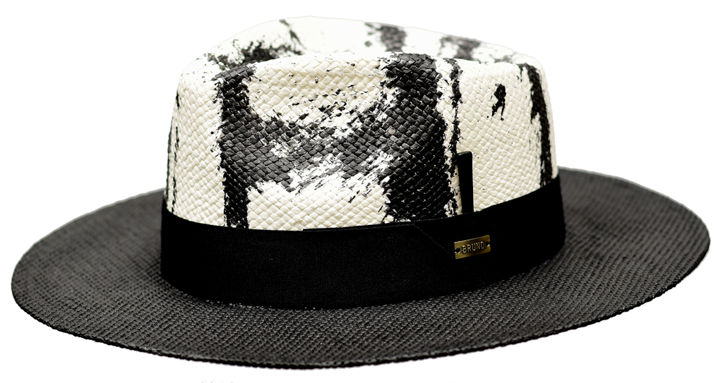 Lux Collection Hat Bruno Capelo Black/White Medium