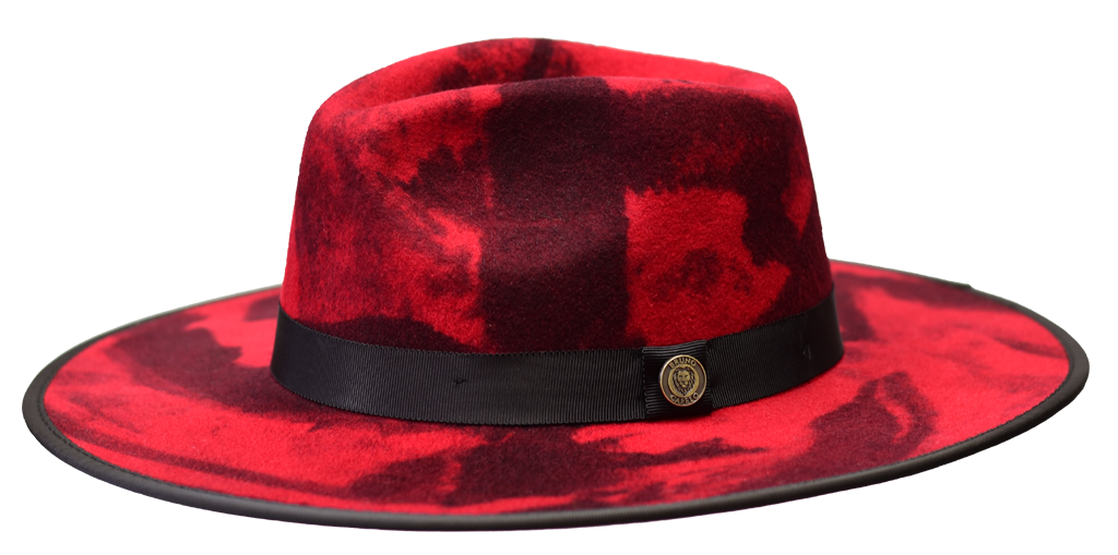 Machiatto Collection Hat Bruno Capelo Red/Black Medium