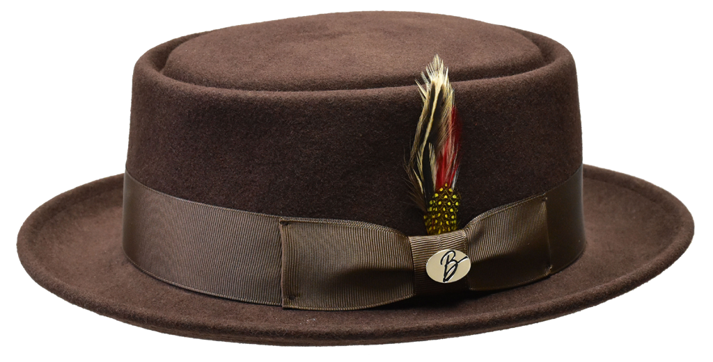 Maddox Collection Hat Bruno Capelo Dark Brown Small