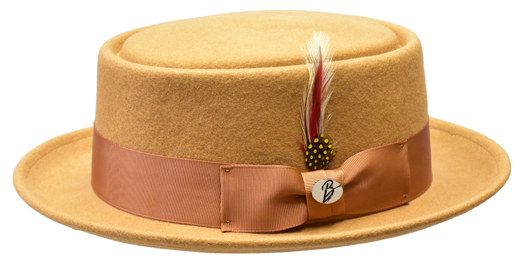 Maddox Collection Hat Bruno Capelo Camel Small