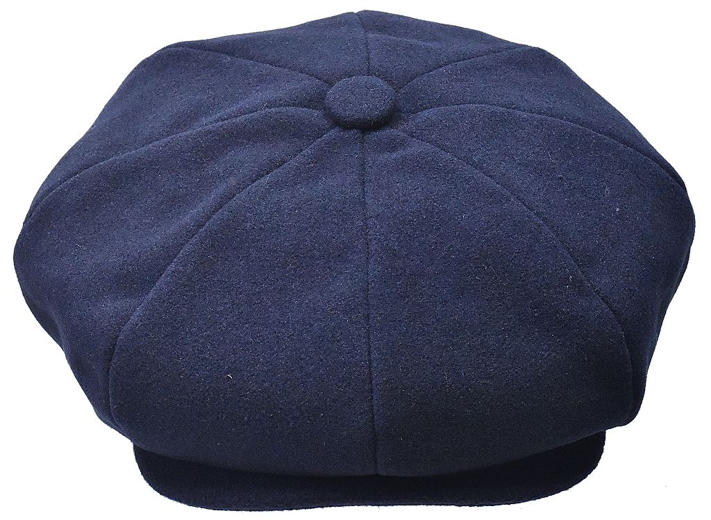 Melton Collection Hat Bruno Capelo Navy Blue Small