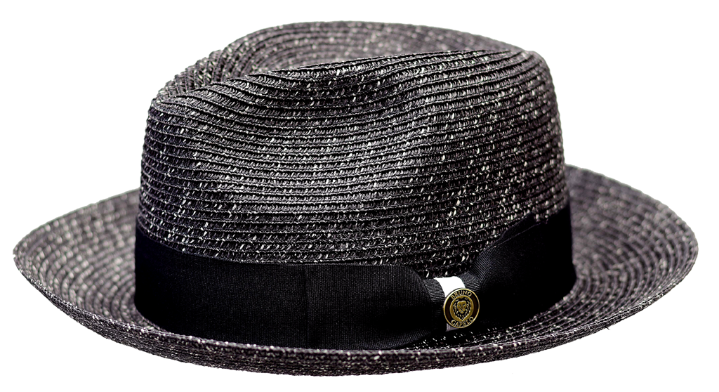 Piedmont Collection Hat Bruno Capelo Black White Large