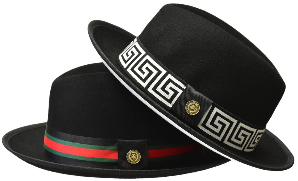 Gucci Felt Fedora Hat in Black for Men