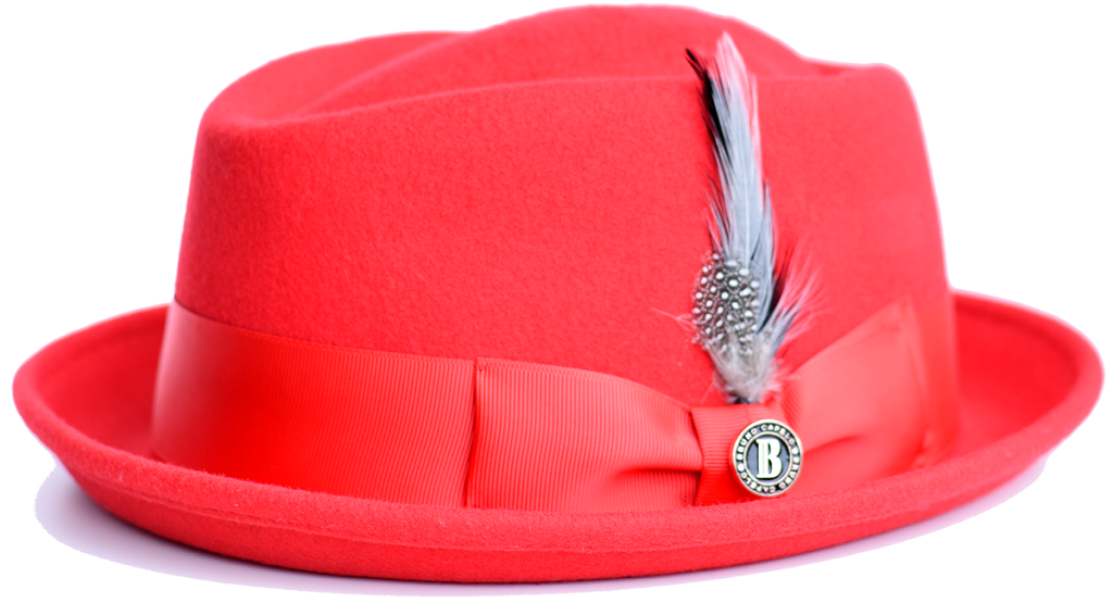 Fifth Avenue (Santana) Collection Hat Bruno Capelo Red Medium