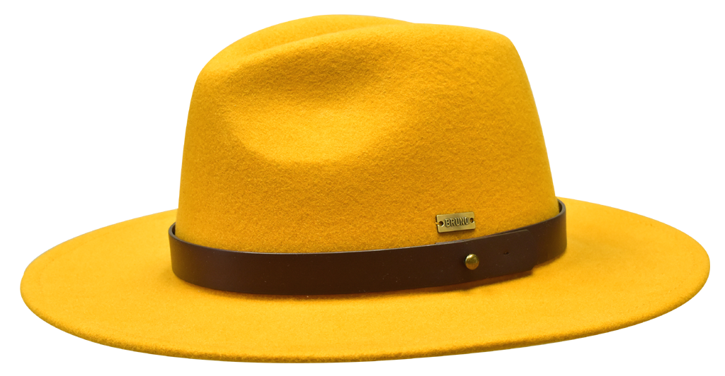 Uptown Collection Hat Bruno Capelo Mustard/Brown Large