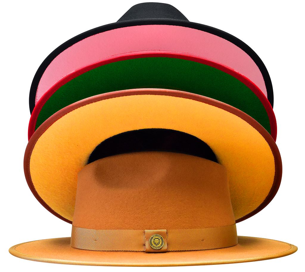 Monarch Collection (Red Bottom Fedora) Hat Bruno Capelo