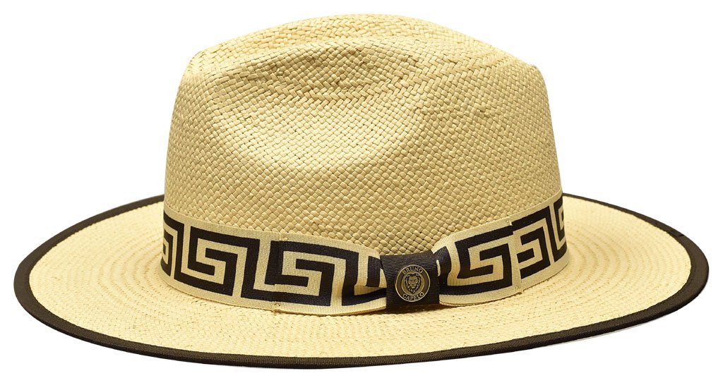 Ventino Collection Hat Bruno Capelo Natural/Dark Brown Medium