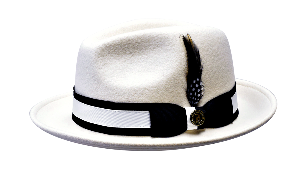 Zane Collection Hat Bruno Capelo Ivory/Black X-Large