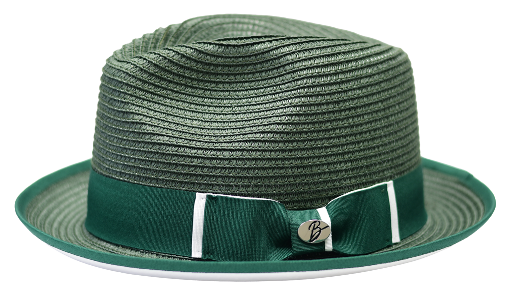 Aldo Collection Hat Bruno Capelo Emerald Green/White Medium