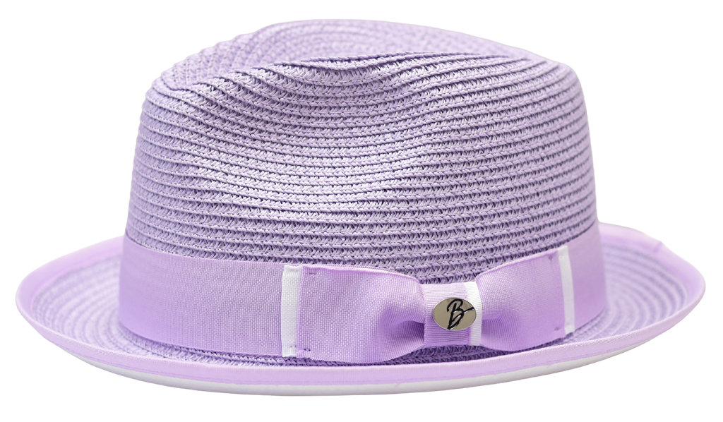 Aldo Collection Hat Bruno Capelo Lavender/White Medium