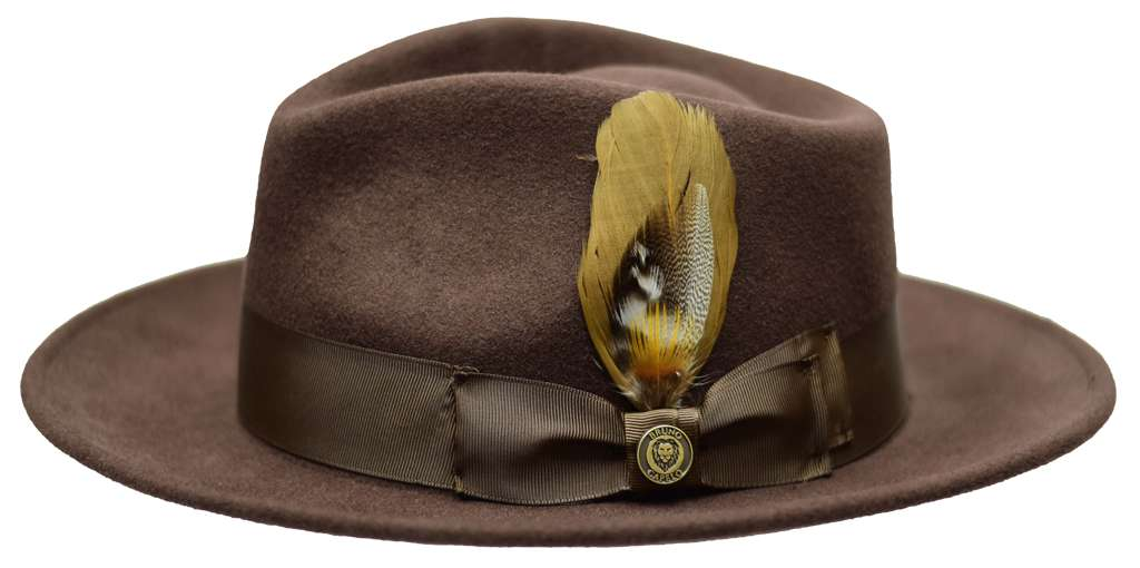 Bel-Air Collection Hat Bruno Capelo Dark Brown Medium 