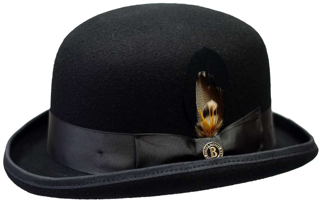 Bowler Collection Hat Bruno Capelo Black Medium 