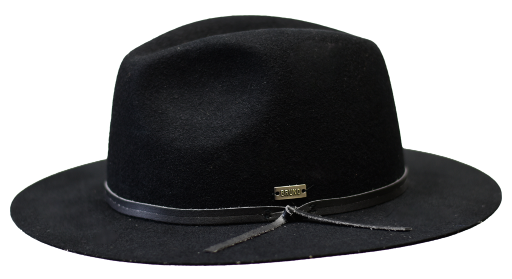 Broadway Collection Hat Bruno Capelo Black/Black Band Medium