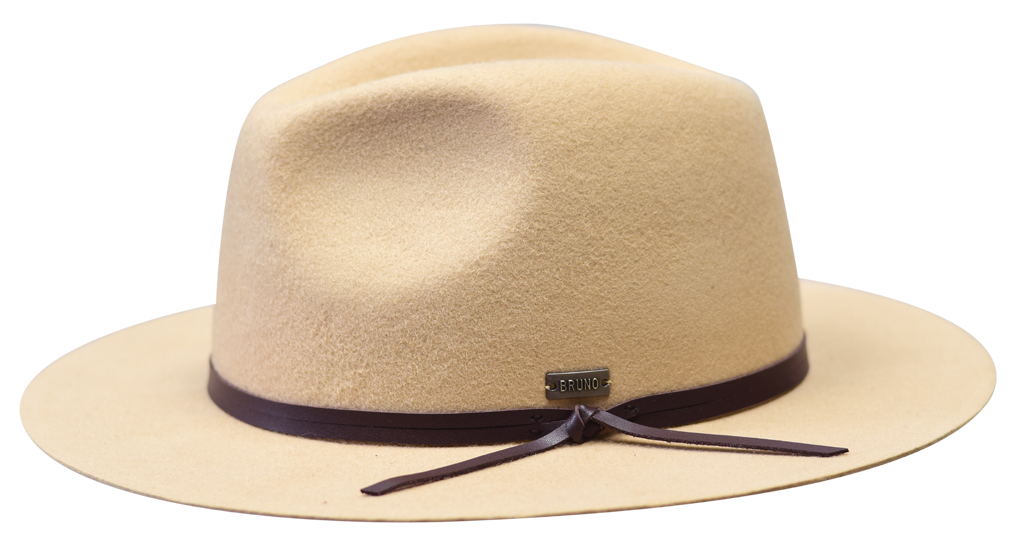 Broadway Collection Hat Bruno Capelo Tan/Dark Brown Medium