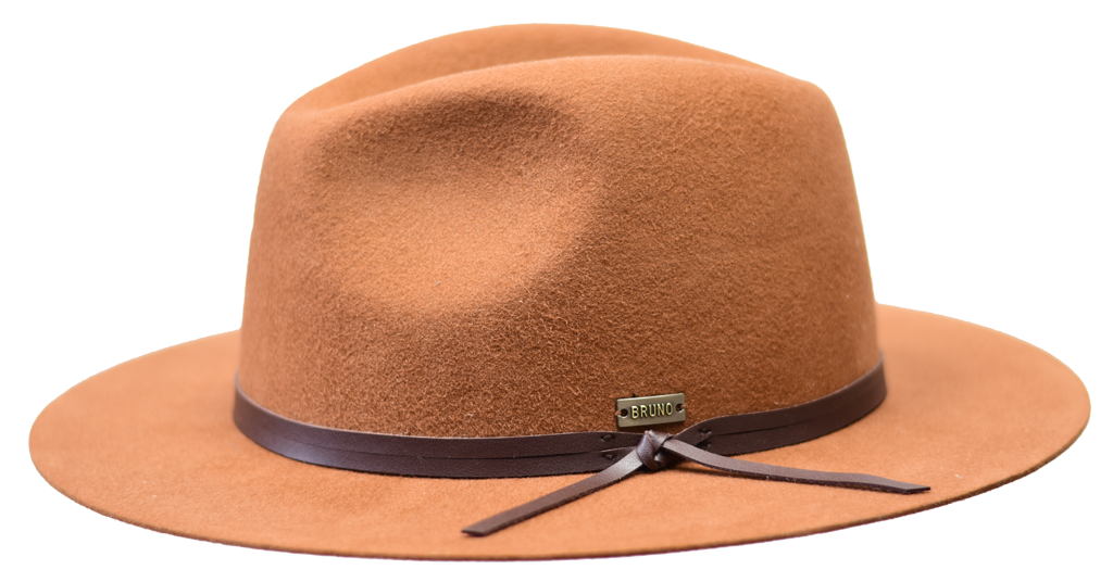 Broadway Collection Hat Bruno Capelo Cognac Brown/Dark Brown Medium