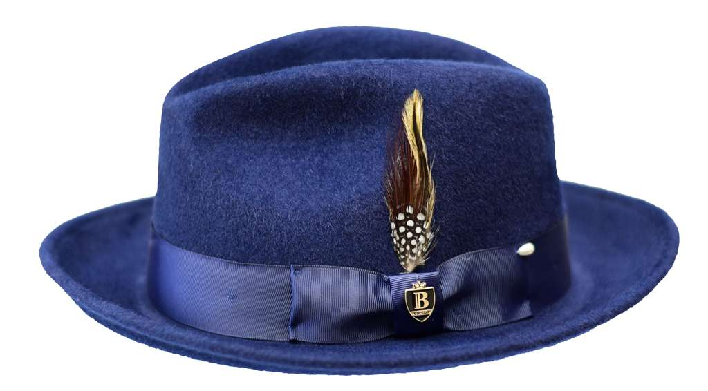 Beaver Collection Hat Bruno Capelo Navy Blue Medium 