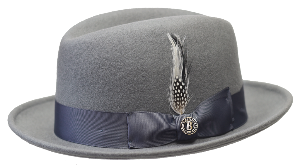 Chicago Collection Hat Bruno Capelo Graphite Grey Medium 