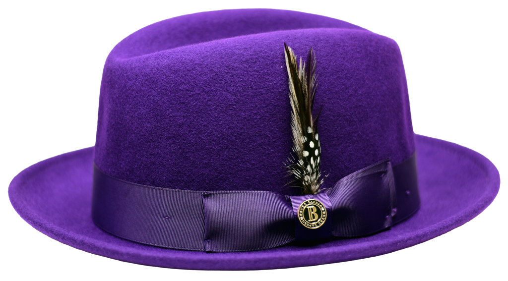 Chicago Collection Hat Bruno Capelo Purple Medium