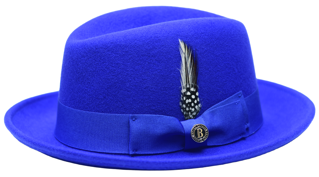 Chicago Collection Hat Bruno Capelo Royal Blue Medium