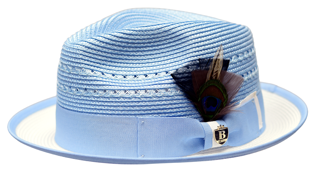 Casanova Collection Hat Bruno Capelo Light Blue/White Medium
