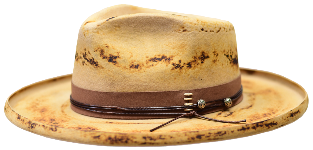 Detroit Collection Hat Bruno Capelo Tan/Dark Brown Medium 