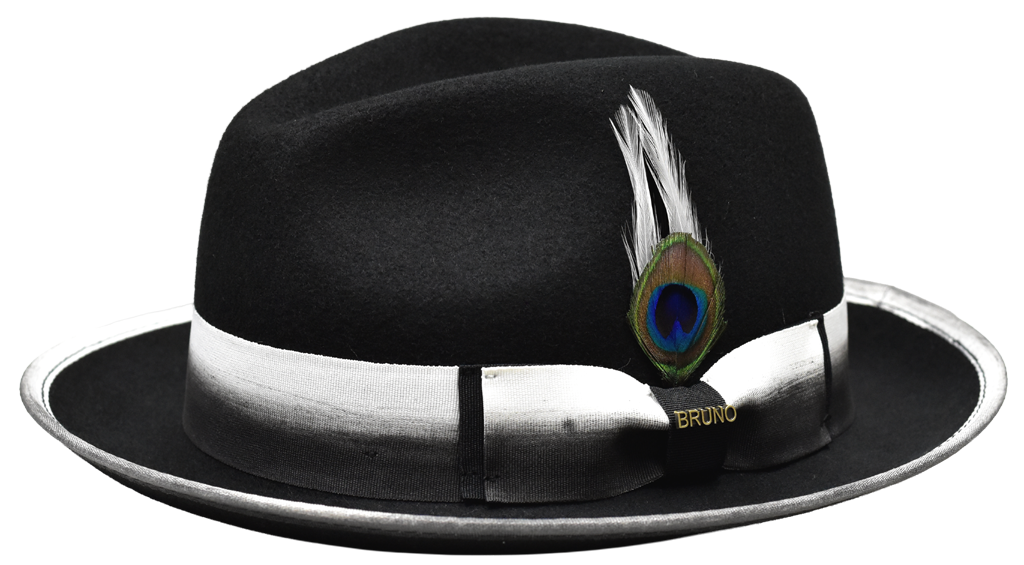 Emperor Collection Hat Bruno Capelo Black/White Medium