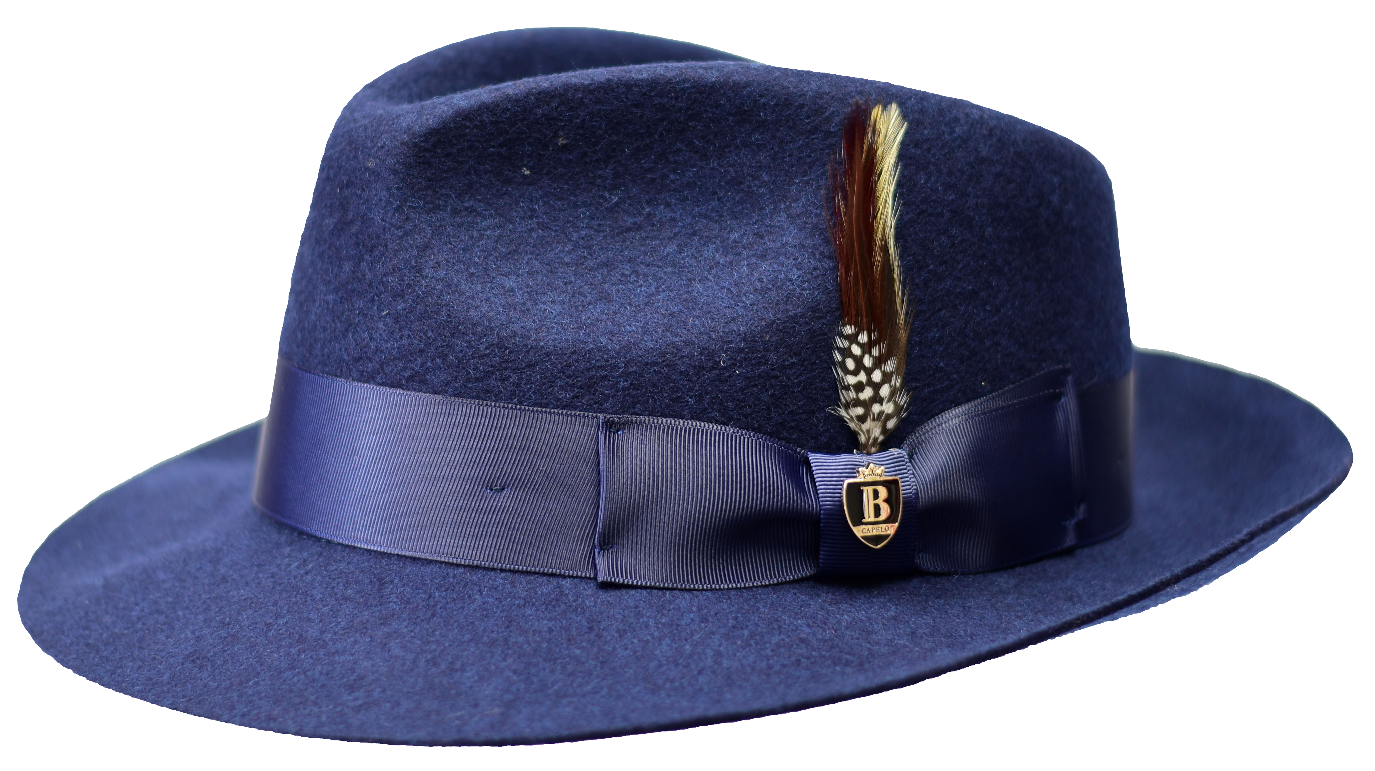 Fabio Collection Hat Bruno Capelo Denim Blue Small 