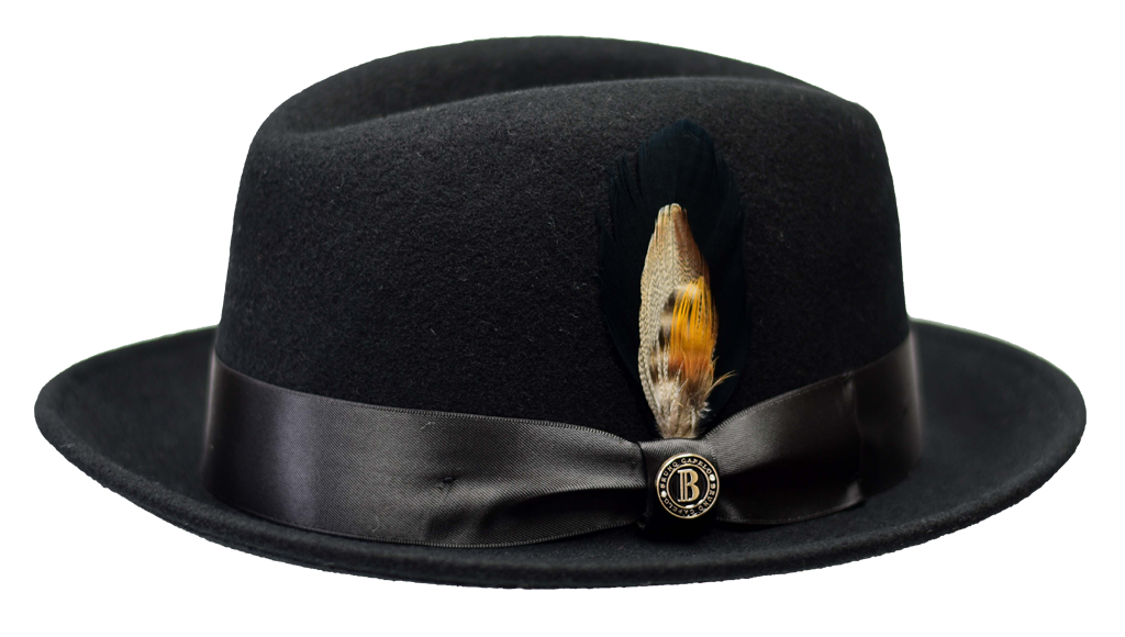 Florence Collection Hat Bruno Capelo Black Medium 
