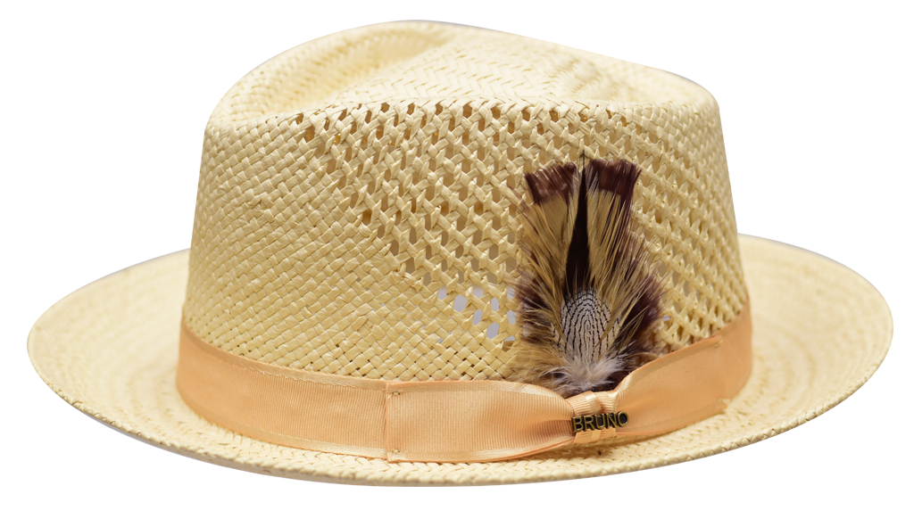 Geneva (Panama) Collection Hat Bruno Capelo Natural Medium