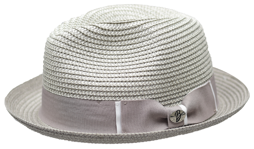 Gino Collection Hat Bruno Capelo Silver Grey/White Medium 