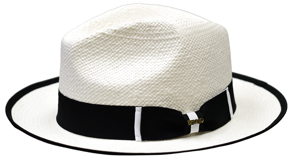 Havana Collection Hats Bruno Capelo White/Black Medium